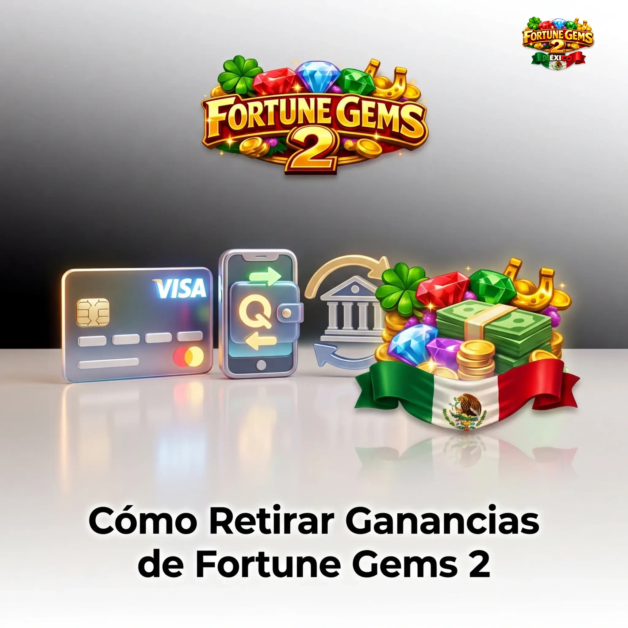 Pasos para retirar ganancias de Fortune Gems 2 en 1xbet México mediante SPEI o tarjeta