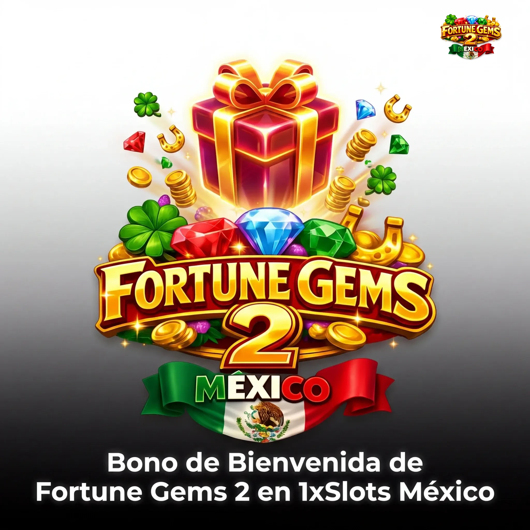 Bono de bienvenida 1xSlots México: 31.300 MXN y 150 giros gratis para Fortune Gems 2