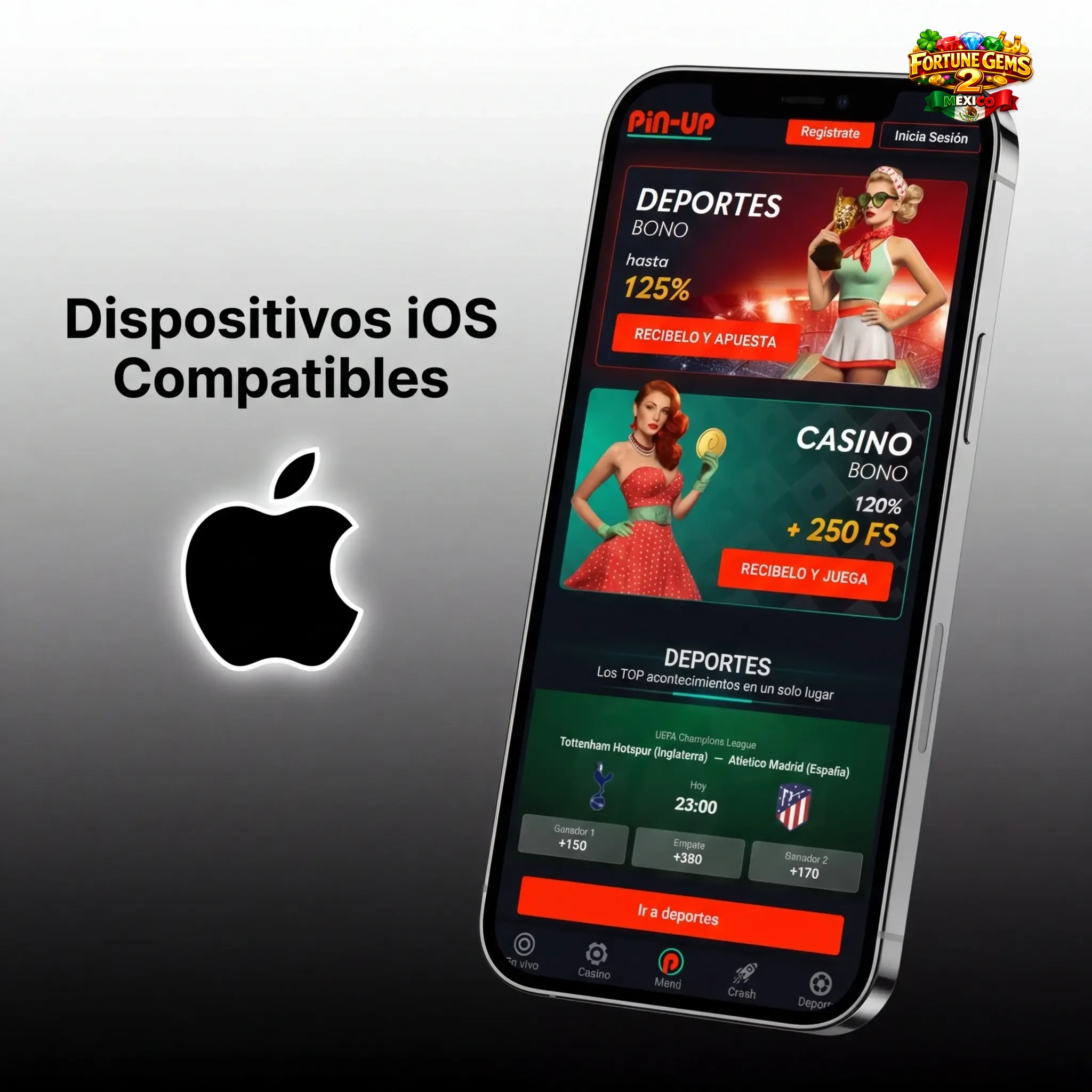 Dispositivos iOS compatibles con PWA de Pin-Up: iPhone SE, 11, 12, 13, 14, 15 Pro e iPads con iOS 12 o superior